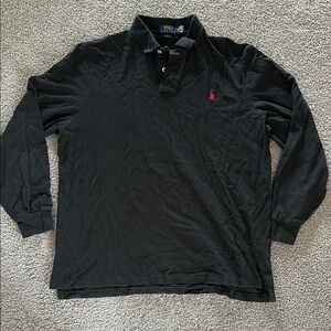 Polo by Ralph Lauren Men's Black Long Sleeve Shirt